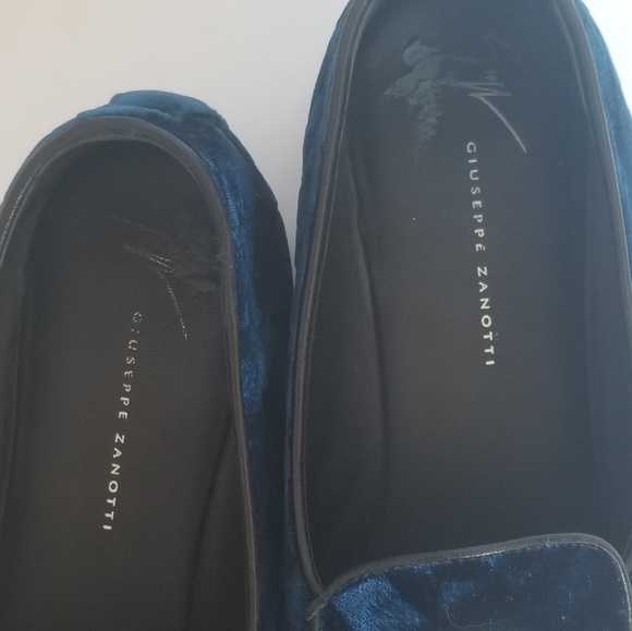 SOLD Giuseppe Zanotti Suit Patterned Velvet Loafer - Picture 6 of 7